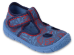 Obrazek Chłopięce niebieskie kapcie DINO BEFADO 630P016