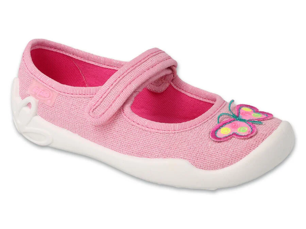 Obrazek BEFADO 114X557 baleriny dziewczęce różowy motyl