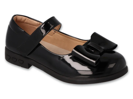 Obrazek BEFADO 171Y001 baletki dziewczęce BALERINA czarne
