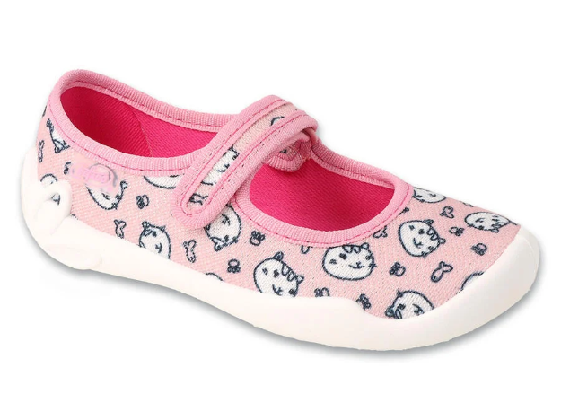 Obrazek Baleriny dziewczęce BEFADO 114X546 różowy kotek