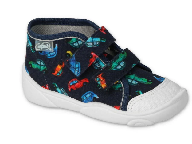 Obrazek BEFADO 212P075 trampki chłopięce niebieskie samochody