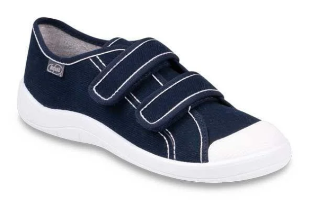 Obrazek BEFADO 124Q005 trampki dziecięce 2 rzepy niebieskie