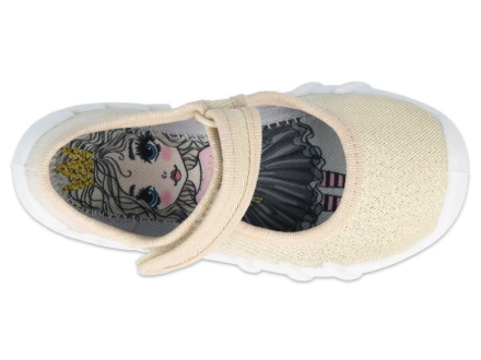 Obrazek BEFADO 109P224 buty dziewczęce złota księżniczka
