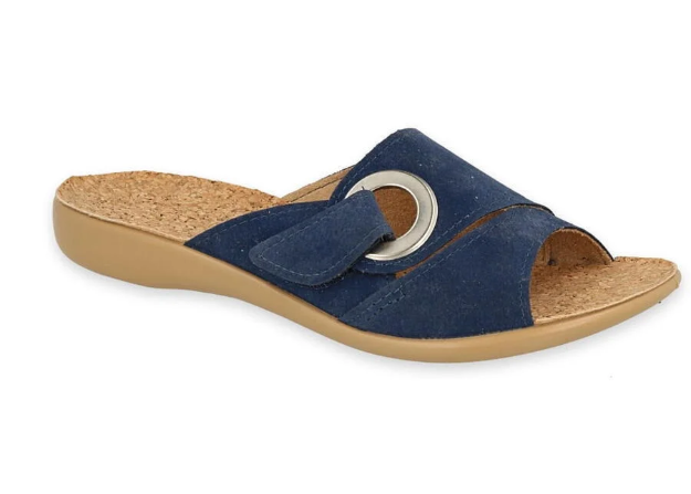 Obrazek BEFADO 265D025 VIKI Kapcie damskie niebieskie
