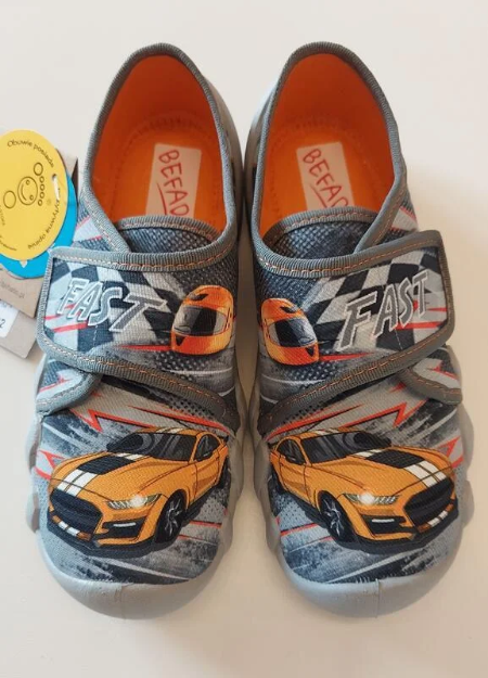 Obrazek Chłopięce kapcie BEFADO 273Y332 szare FAST