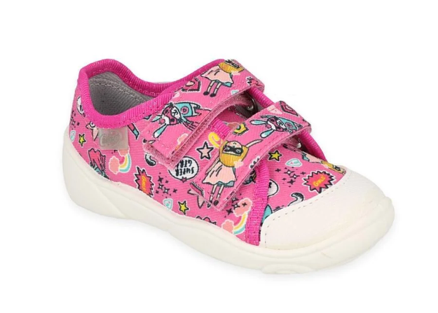 Obrazek BEFADO 907P148 trampki dziewczęce 2SZ różowe HERO