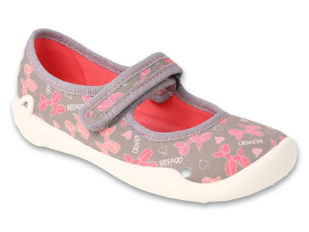 Obrazek BEFADO 114X548 baleriny dziewczęce szare pieski