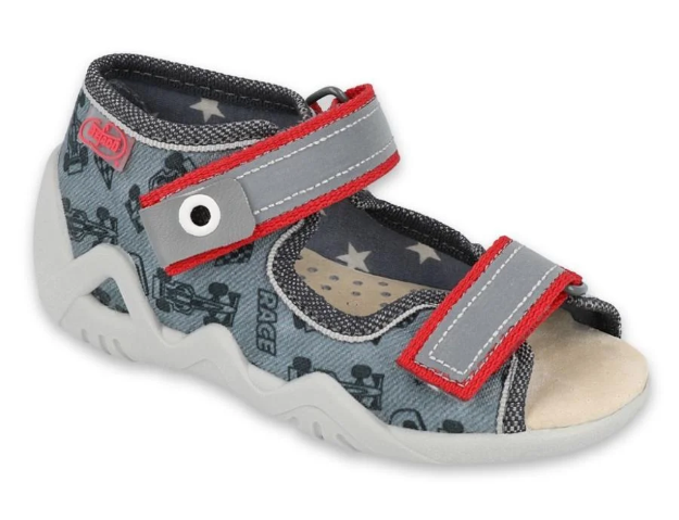 Obrazek BEFADO 350P009 sandały chłopięce F1 skórzana wkładka