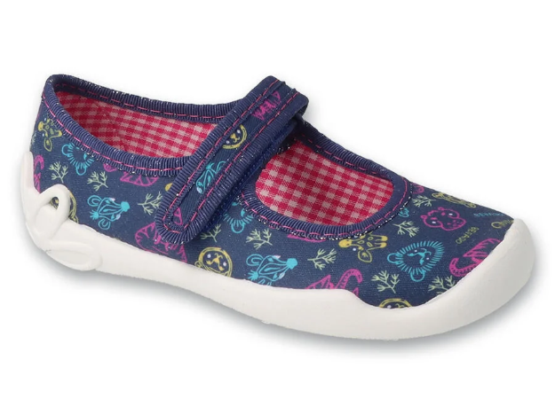 Obrazek Baleriny dziewczęce BEFADO 114X530 niebieskie ZOO