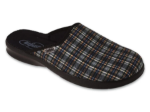 Obrazek BEFADO 548M040 kapcie męskie LEON Szkoła podstawowa w kratę