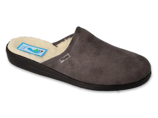 Obrazek Szare kapcie męskie BEFADO 000M324 DrORTO