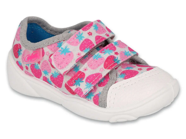 Obrazek BEFADO 907P152 22 trampki dziewczęce 2SZ różowa truskawka