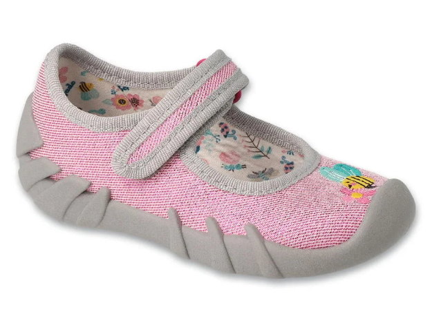 Obrazek BEFADO 109N254 botki dziewczęce różowa pszczoła