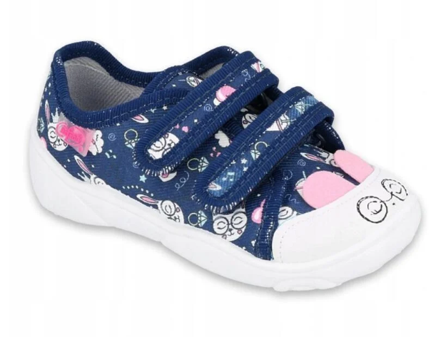 Obrazek BEFADO 907P127 trampki dziewczęce 2SZ niebieskie