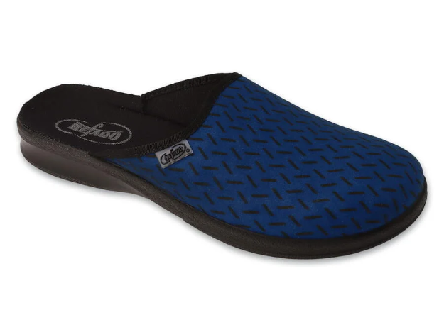 Obrazek BEFADO 548M046 kapcie męskie LEON Szkoła podstawowa niebieski