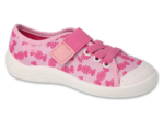 Obrazek BEFADO 351X030 trampki dziewczęce 1SZ różowe cukierki