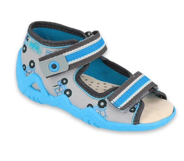 Obrazek BEFADO 350P027 sandały chłopięce skórzana wkładka