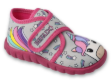 Obrazek BEFADO 465P168 kapcie dziewczęce SZ jednorożec