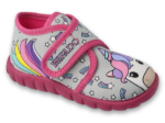 Obrazek BEFADO 465P168 kapcie dziewczęce SZ jednorożec