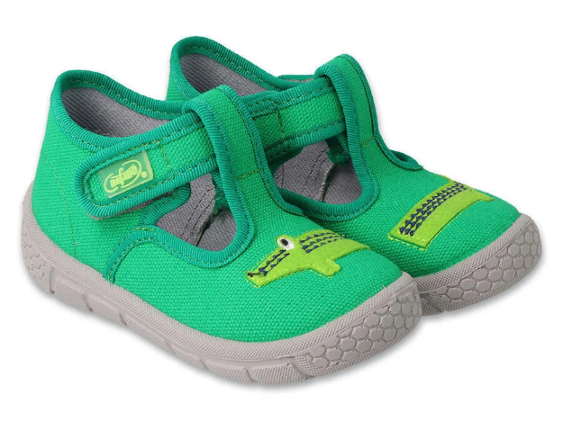 Obrazek Chłopięce kapcie z krokodylem BEFADO 631P022