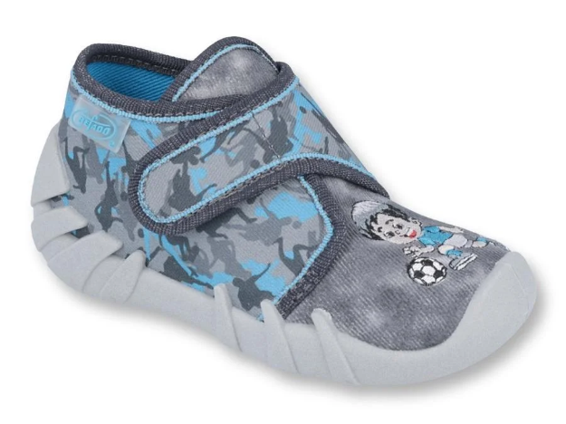 Obrazek BEFADO 523P014 piłka nożna chłopięca na rzep szara