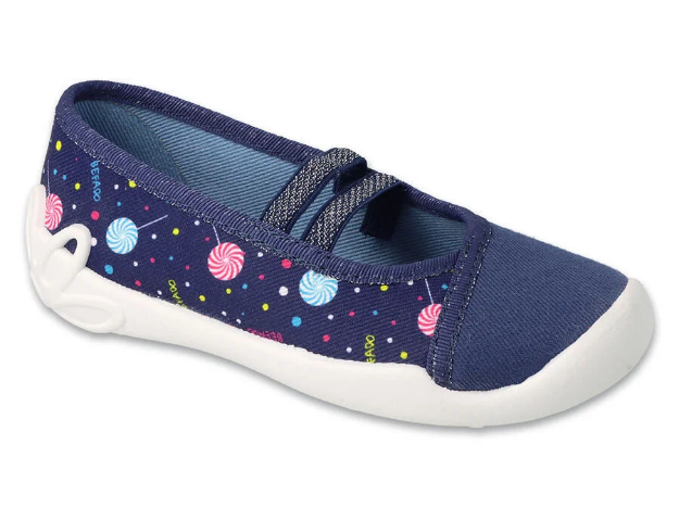 Obrazek Baleriny dziewczęce BEFADO 116Y6 2g niebieskie