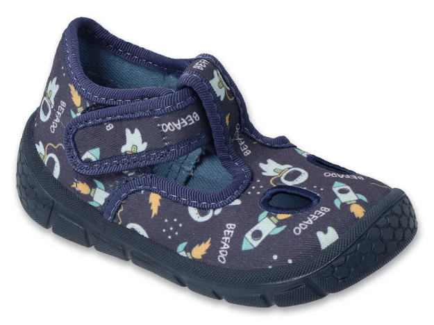 Obrazek Kapcie chłopięce BEFADO 630P018 space