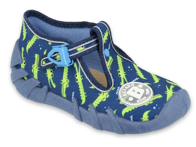 Obrazek BEFADO 110P410 kapcie chłopięce krokodyle