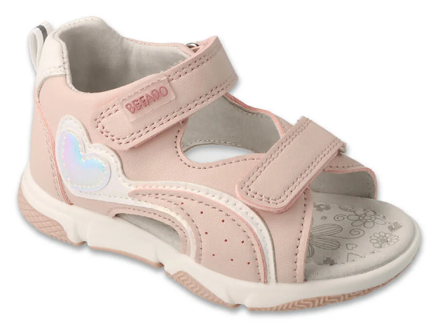 Obrazek BEFADO 170P108 sandały dziewczęce SWEETHEART różowe