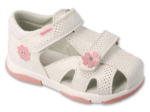 Obrazek Sandały dziewczęce BEFADO 170P105 FLOWER srebrne