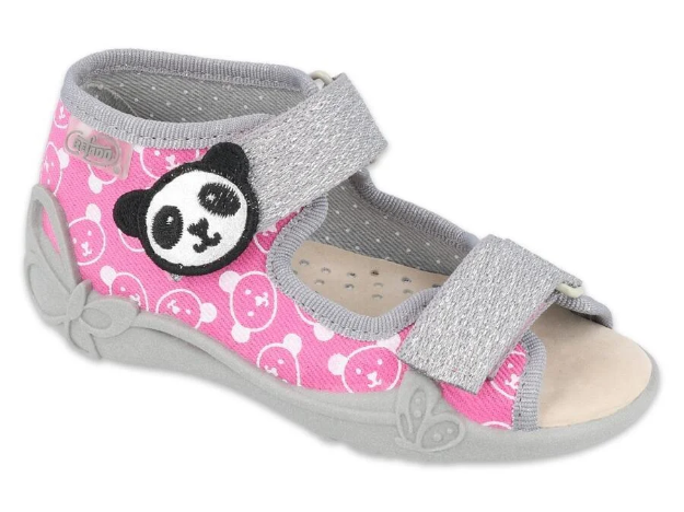 Obrazek BEFADO 342P030 sandały dziewczęce skórzana wkładka