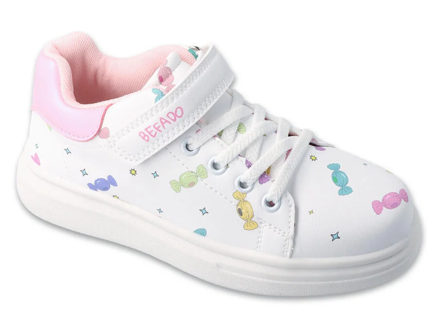 Obrazek BEFADO 514X032 sneakersy SPORT CANDY GUMMY biały