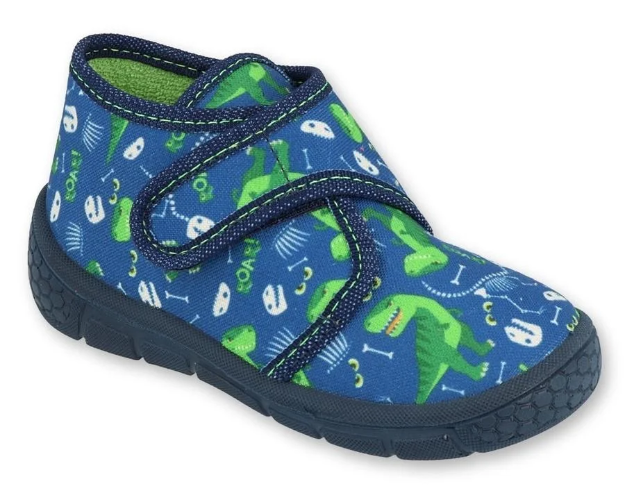 Obrazek Chłopięce kapcie z dinozaurami BEFADO 538P037