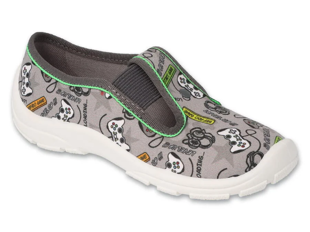 Obrazek Chłopięce kapcie BEFADO 975X188 975Y188 szare GAME