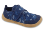 Obrazek BEFADO 140X001 buty BAREFOOT niebieski kamuflaż