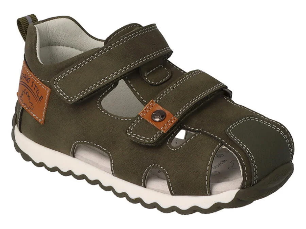 Obrazek BEFADO 170P086 sandały chłopięce ANIMAL brązowe