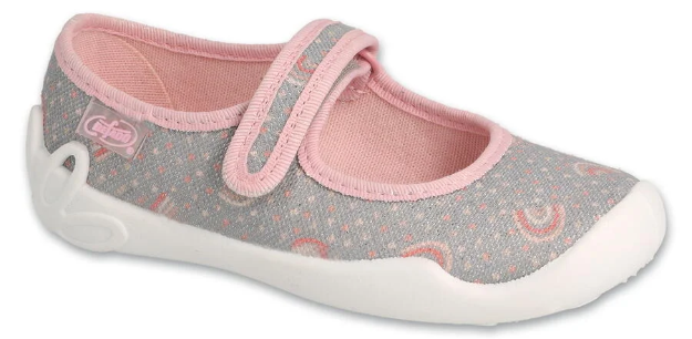 Obrazek Baleriny dziewczęce BEFADO 114X528 szare tęczowe