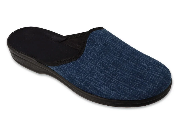 Obrazek BEFADO 089M429 HOME GO kapcie PARYS niebieski