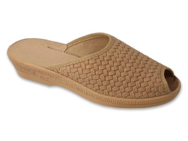 Obrazek BEFADO 581D200 kapcie damskie ANIA beżowe