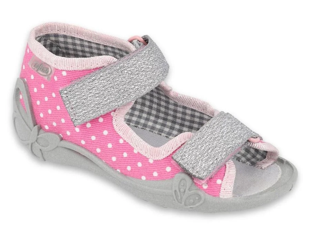 Obrazek BEFADO 342P024 sandały dziewczęce skórzana wkładka