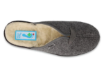 Obrazek BEFADO 9D634 Dr ORTO kapcie damskie szara skóra owcza