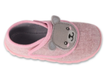 Obrazek BEFADO 454P037 kapcie dziewczęce SZ różowy miś