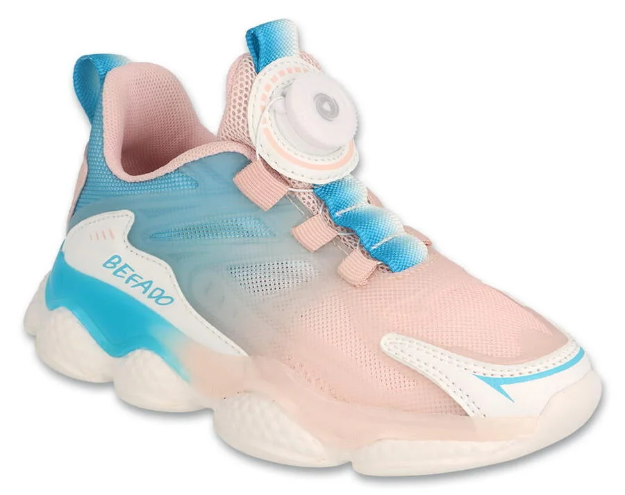 Obrazek BEFADO 516Y280 sneakersy SPORT FAIR niebiesko-różowe