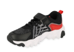Obrazek BEFADO 516Y103 czarno-czerwone sneakersy SPORT WAVE