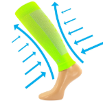 Obrazek VOXX® Rękaw kompresyjny Formig - łydka neonowa zieleń 1 para