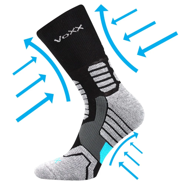 Obrazek VOXX skarpety kompresyjne Ronin czarne 1 para