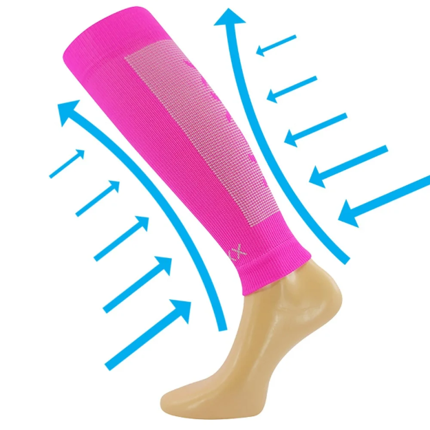 Obrazek VOXX® Rękaw kompresyjny Formig - łydka neonowy róż 1 para