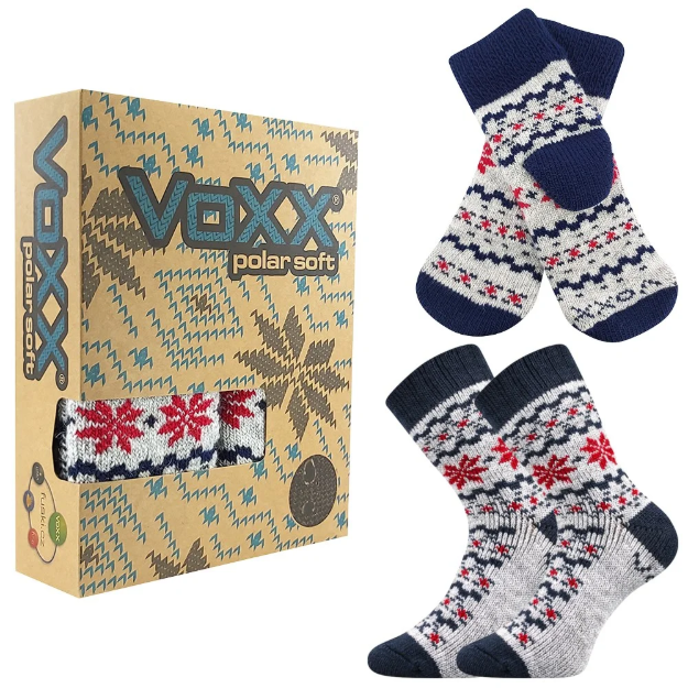 Obrazek VOXX skarpetki Trondelag zestaw jasnoszary melé 1 szt.