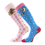 Obrazek Skarpetki BOMA Bivoj 15 mix B - dziewczęce 2 pary