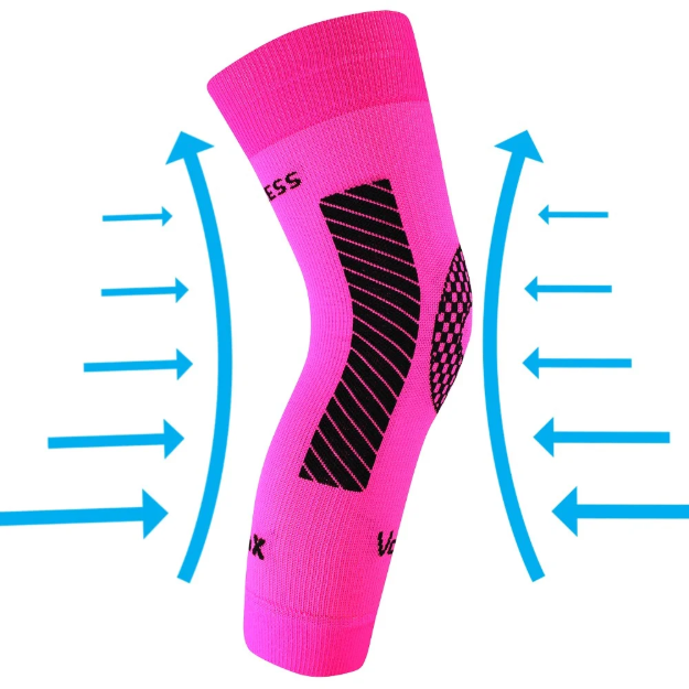 Obrazek VOXX rękaw kompresyjny Protect knee neon pink 1 szt.